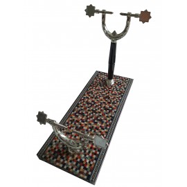 Porte jambon design mosaïque / Jamonero de Taracea