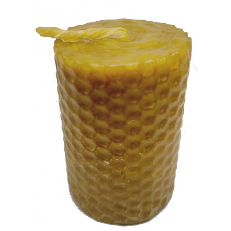Vela de cera de abeja natural