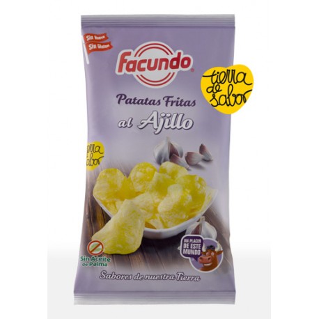 Patatas fritas al ajillo