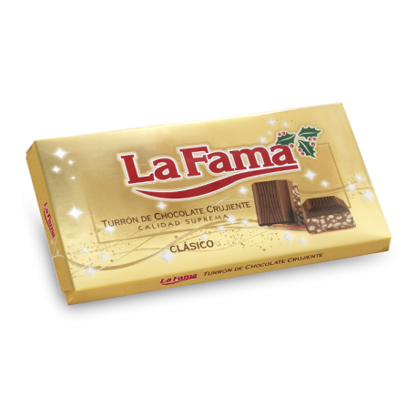 Turrón au chocolat croustillant