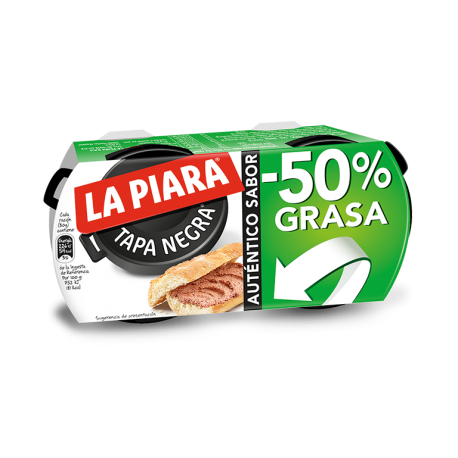 Paté tapa negra La Piara -50% grasa
