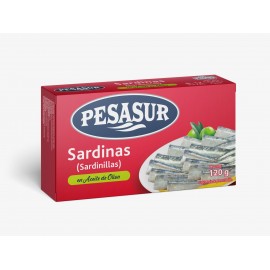 Sardines à l'huile d'olive Pesasur / Sardinillas en aceite de oliva
