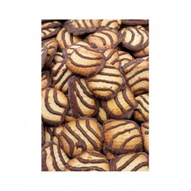 Biscuits au beurre et au cacao / Pastas rizadas mantequilla cacao