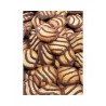 Biscuits au beurre et au cacao / Pastas rizadas mantequilla cacao