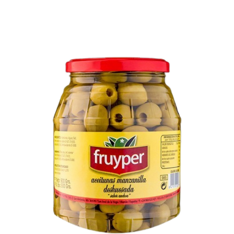 Aceitunas sabor a anchoa sin hueso