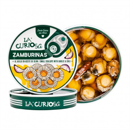 Zamburiñas al ajillo picantes La Curiosa