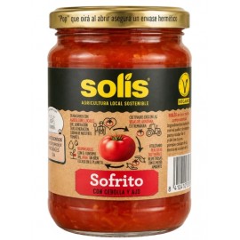 Tomate frito Solís sofrito con cebolla y ajo