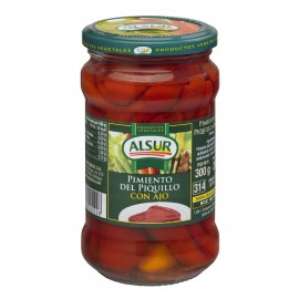 Poivrons du Piquillo à l'ail 340 gr