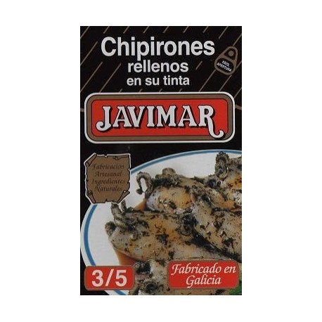 Petites seiches farcies dans leur encre (chipirones rellenos)