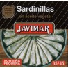 Petites sardines à l'huile végétale 35/45 (Sardinillas)