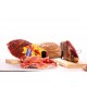 Petit jambon Serrano sans os "Ptit Jam" avec porte-jambon et couteau