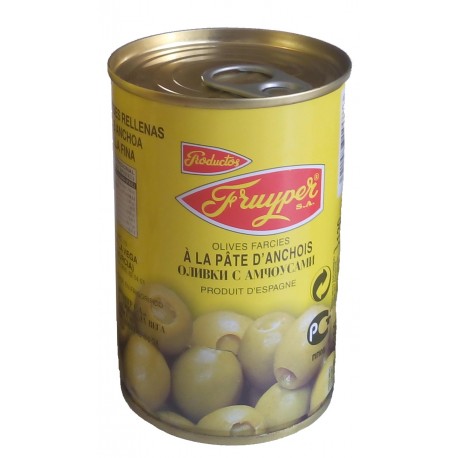 Olives farcies aux anchois 180 gr