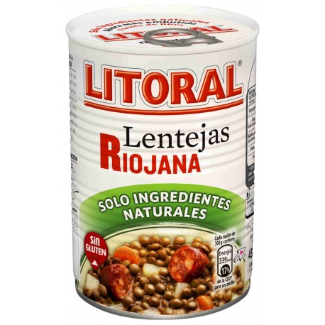 Lentejas Riojana, 430 gr / Lentilles à la Riojana, 430 gr