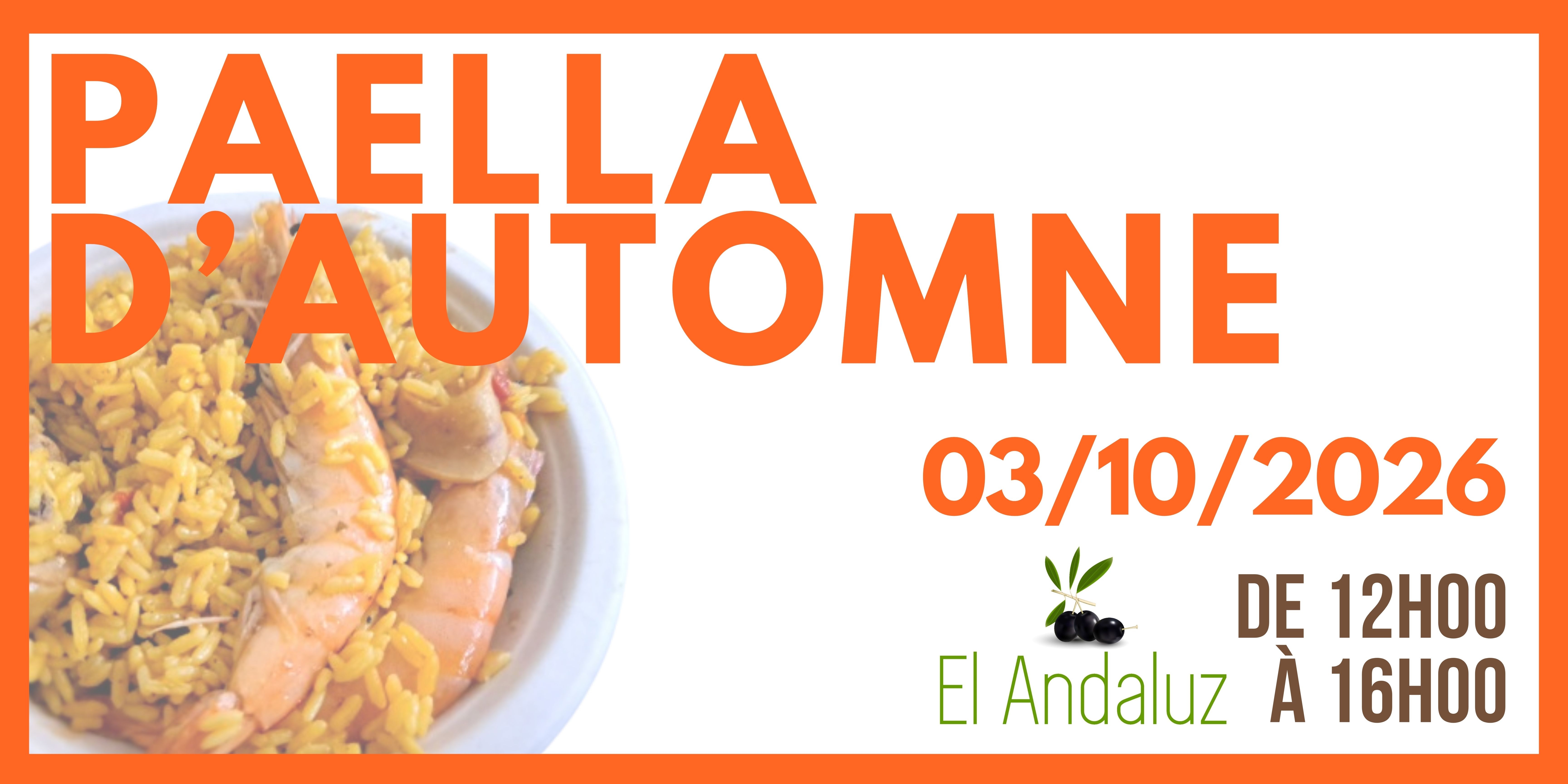 PAELLA D'AUTOMNE 2026