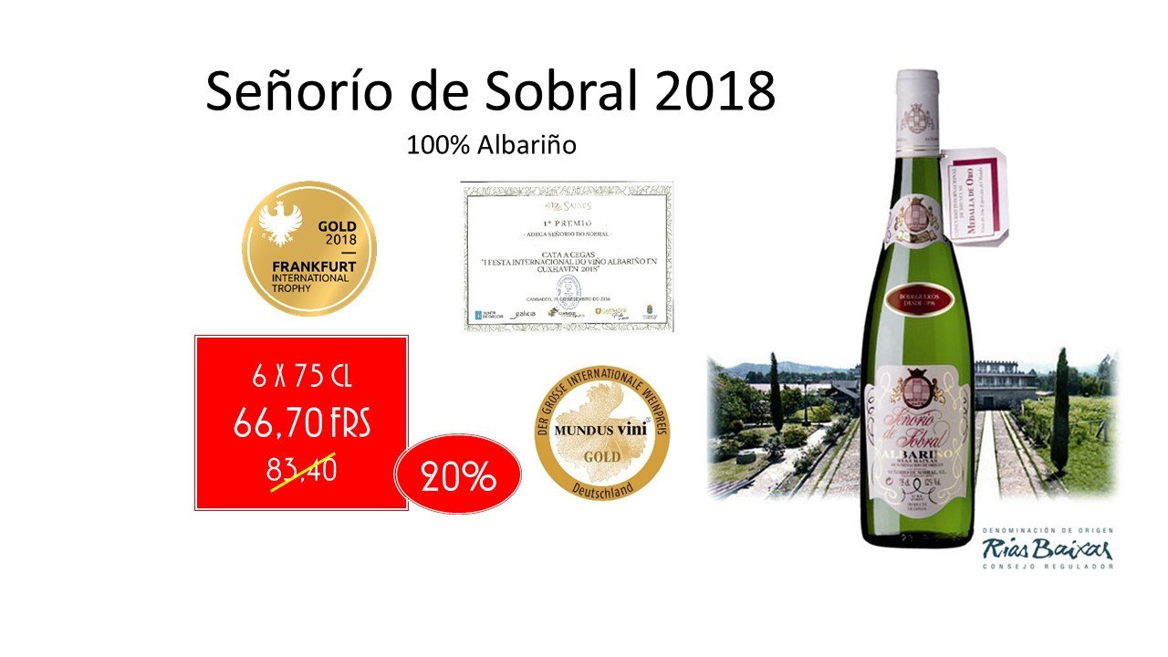 Albariño Señorío de Sobral 2018